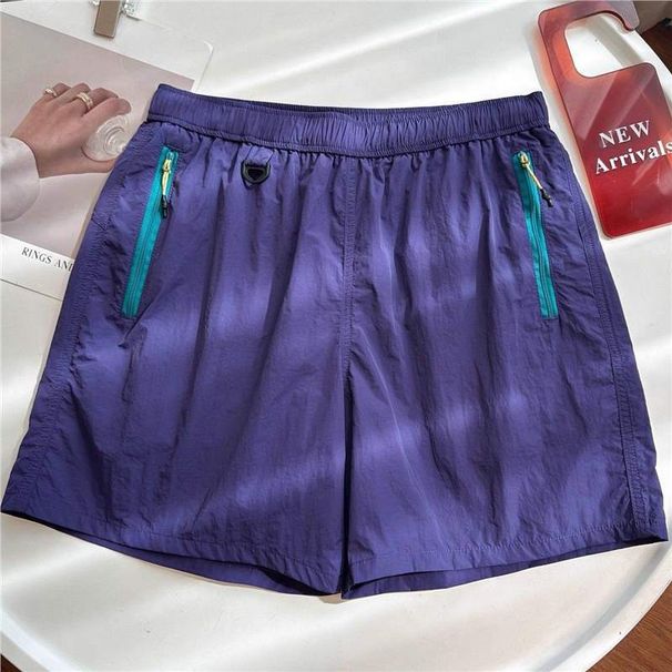 Lightweight Quick-Dry Sports Shorts For Men & Women - Dopamine Color Blocking Athletic Beach Shorts For Running, Hiking, Gym_viptrois.com