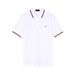 Men's British-style Wheat Ear Polo Shirt, Casual Cotton Embroidered Color-blocked Short-sleeve Top For Men_viptrois.com