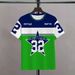 Men's Casual Short Sleeve T-Shirt Breathable Polyester Tee with Bold Number 32 Print for Daily Wear_viptrois.com