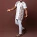 Men's Clothing Men's summer T shirt short sleeved shirt ethnic style casual wear two piece suit sportswear_viptrois.com