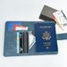 Passport Covers Anti Magnetic Passport Cover PU Leather Passport Holder Magnetic Buckle Leather Passport Bag_viptrois.com