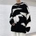 New minimalist sweater for boys in autumn and winter, featuring a niche round neck design and a base layer, paired with a knitted sweater_viptrois.com