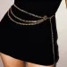 2025 Frauen Mode Gürtel Hüfte Hohe Taille Gold Silber Schmale Metall Kette Chunky Fransen Kristall Diamant Taille Kette Korsett Kette Gürtel_viptrois.com