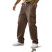 Cross-border American Heavyweight Outdoor Men's Hip-hop High Street Casual Loose Multi-pocket Tooling Sports Trousers_viptrois.com