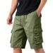 Men's Multi-Pocket Cargo Shorts With Straight Leg, Loose Fit For Casual & Outdoor Activities | Summer Short Pants In Camo, Khaki, Navy, Black & More_viptrois.com