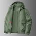 Men's Multi-Pocket Fleece-Lined Work Jacket - Windproof Hooded Utility Coat For Outdoor Fishing & Photography (Regular & Fleece-Lined Options)_viptrois.com