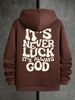 Men's Autumn And Winter Casual Fashionable Loose Hooded Sweater With Geometric Print Long Sleeved Warm Pullover Sweater_viptrois.com