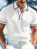 2026 Summer Short-Sleeved Multi-Color Plaid Collar Breathable And Comfortable Casual Everyday Polo Shirt For Men In Europe And America_viptrois.com
