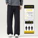 Nordmann Autumn Winter Sports Knitted Casual Pants Men 2025 New American Style Loose Straight Paratrooper Wide-Leg Trousers_viptrois.com