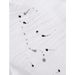 Men's White Distressed Denim Jeans With Splatter Paint & Patchwork - Stretch Straight Leg Trousers For Urban Street Style_viptrois.com