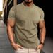 The 2025 Summer New Men's Short-sleeved T-shirt, Breathable And Form-fitting Top, And Men's Running Sports T-shirt Trend_viptrois.com
