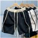 Men's Sports Shorts Summer Basketball Fitness Running Loose Casual Mid Waist Length_viptrois.com