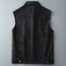 Men's Clothing Fashion Brand Workwear Denim Vest For Men And Women Retro Handsome Loose Large Size Vest_viptrois.com