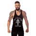 Men's Clothing Sports Vest Waistcoat Loose Summer Wide Shoulder Wear Fitness Training Sleeveless T Shirt One Piece_viptrois.com