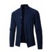 Loom Autumn Winter New Loose European American Knitwear Business Casual Youth Sweater Men's Cardigan Jacket_viptrois.com