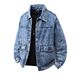 Men's Clothing Autumn And Winter Hong Kong Style Denim Jacket Men 2025 New Hot Sale Couples Denim Jacket Casual Thick Work Jacket Men_viptrois.com