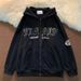 Y2K Embroidered Letter Hoodie 90s Pattern Print Zipper Top Girl Sweatshirt_viptrois.com