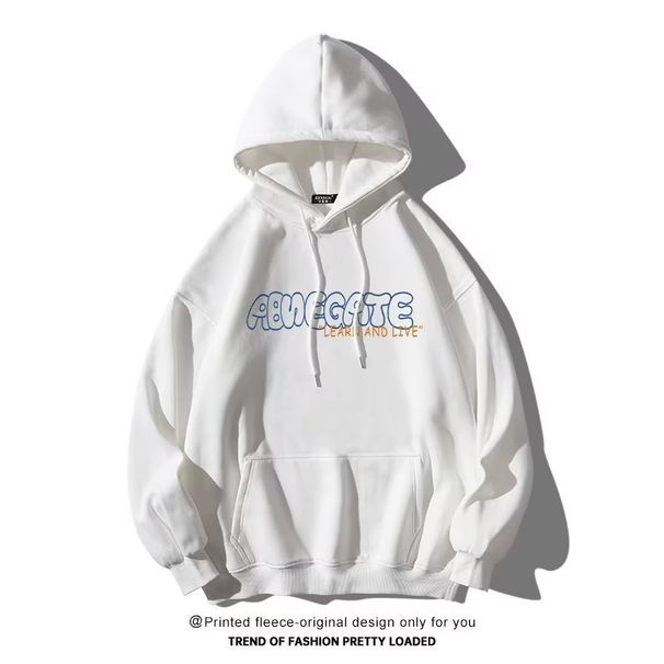 New Long Sleeved Letter Hooded Sweatshirt With Stylish Design And Versatile Loose Top_viptrois.com