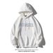 New Long Sleeved Letter Hooded Sweatshirt With Stylish Design And Versatile Loose Top_viptrois.com