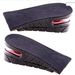 Two Layer Double Layer Adjustable Inner Height Increasing Insole Air Cushion Half Pad Wholesale Pvc Material Good Elasticity Suitable_viptrois.com