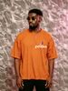 100% Cotton 190g Men T-Shirt Colorful Accent Letter Print Short Sleeve Crew Neck Casual Streetwear Summer Top_viptrois.com