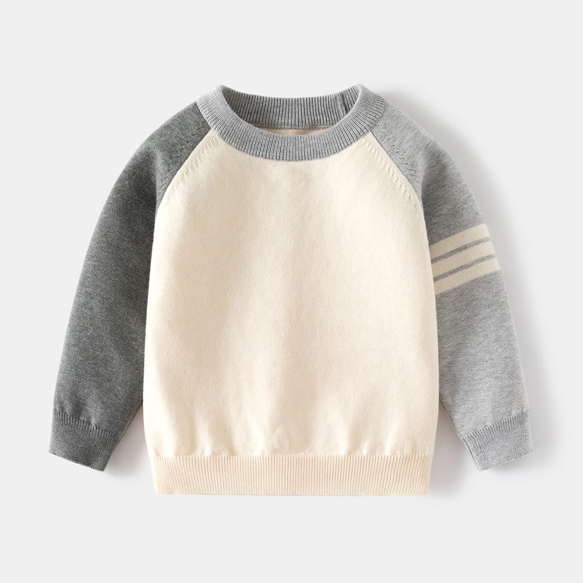 XUANMU Autumn Winter Clothes Boys Sweaters Casual Knit Top Children's Pullover Long Sleeve Cartoon Print Warm Kids Outfits XB048_viptrois.com