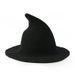 Unisex Halloween Hat Witch Hat Wool Wizard Hat_viptrois.com
