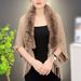Wool-neck knitted tassel cape coat women with a fashion cape_viptrois.com