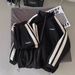 Men's Trendy Versatile Two Piece Set Loose Fitting Sweatshirt Long Sleeved Trousers Casual Sportswear For Spring And Autumn_viptrois.com