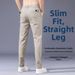 Men's Cooling Dress Pants, Summer Lightweight Straight Leg Trousers For Business Casual, Office, And Comfortable Wear_viptrois.com