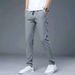 Ice Silk Breathable Summer Thin Casual Loose Plus Size Harem Sweatpants Korean Style Straight Long Men's Pants_viptrois.com