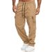 Men's Utility Cargo Pants – Multi-Pocket Straight-Leg Workwear Trousers For Urban Exploration (Navy, Black, Grey, Olive, Khaki)_viptrois.com
