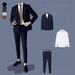 Men's Clothing casual suits slim suits for work light business jackets best man clothing wedding dresses_viptrois.com
