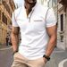 Summer 2025 New Men's Short-sleeved T-shirt With Quick-drying Casual Polo Shirt For Men_viptrois.com
