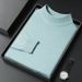 Men's Clothing Live Broadcast Half Turtleneck Long Sleeved Knitted Sweater Men's Autumn And Winter New Solid Color Warm Bottoming Shirt Men_viptrois.com