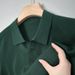 1 2024 Men's Knitted Solid Color Versatile High-Quality Spring And Autumn Regular Wool Sweater Base Shirt_viptrois.com