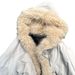 "Men's Winter Hooded Puffer Jacket With Faux Fur Trim – Thickened Polyester Coat In Black/Grey (Streetwear Style, Loose Fit)"_viptrois.com