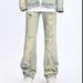 Men's Clothing High Street Retro Wide Leg Jeans Men's Spring And Summer New Loose Versatile Ripped Design Straight Pants_viptrois.com