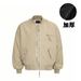 American High Street Vibe Functional Double Zipper MA-1 Flight Thickened Coat Men Winter Warm Short Wide Cotton Jacket_viptrois.com
