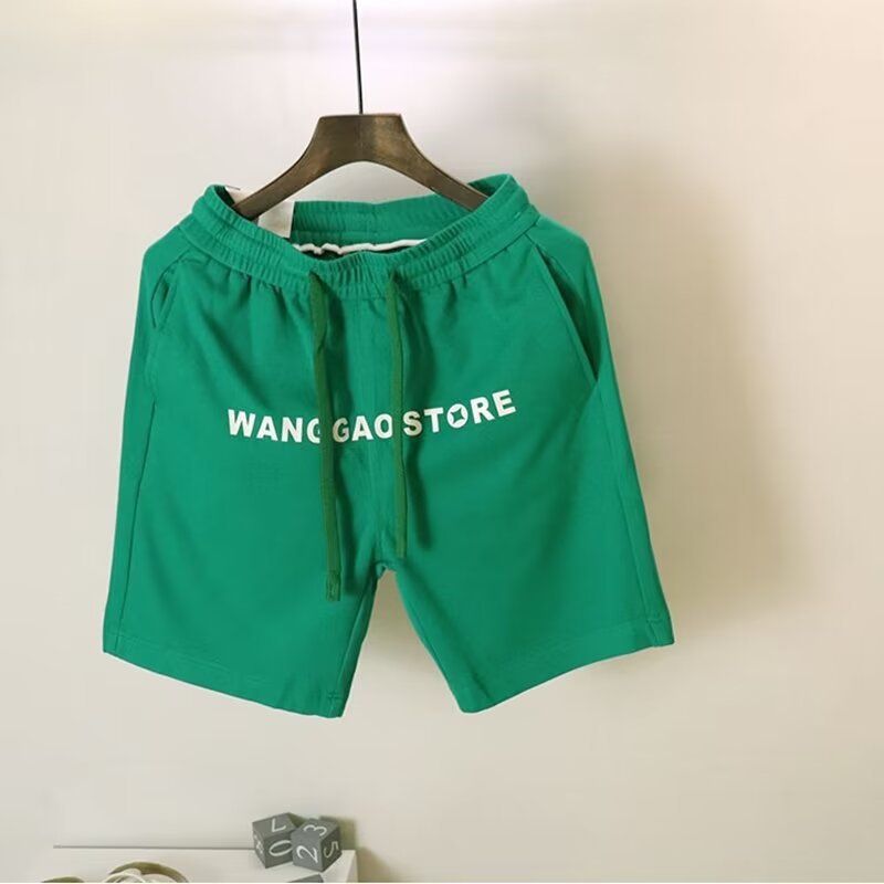 Men's Breathable Cotton Blend Casual Shorts 5 Inch Elastic Waistband Street Style Summer Active Lifestyle Multiple Colors_viptrois.com