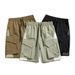 Men's Clothing Summer Functional Work Shorts Multi Pocket Wide Leg Mountain Loose Casual Five Point Pants_viptrois.com