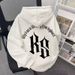 Premium Fleece-Lined Hoodie – Oversized Streetwear With Bold Letter Print (Wine Red/Black/Navy)_viptrois.com