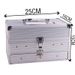 MISS ROSE Professional Makeup Bag With Multi-Color Eyeshadow Palette – Stylish & Portable Cosmetic Organizer For Women_viptrois.com