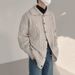 Loom European And American High Street Mature Style Men's Cardigan Autumn Winter Casual Loose Turn-Down Collar Knitwear_viptrois.com
