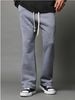 Men's Clothing Wide Leg Pants Sweatpants Loose Sports Solid Color Versatile Casual Sweatpants_viptrois.com