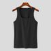 Men's Clothing Threaded Tight Elastic Quick Drying Vest Men's Suspenders Fitness Waistcoat Sleeveless I Shaped Breathable Vest_viptrois.com