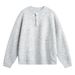 Light Luxury Old Money Henry Collar Polo Knitted Sweater Men's Autumn And Winter Texture Thickened Warm Sweater Lazy Wind Line Coat_viptrois.com