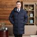 Men's Clothing Down Jacket Men's Mid Length Thickened Enlarged Slim Fashion Dad's Outfit Middle Aged Grandfather Down Jacket Men_viptrois.com