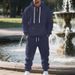 Men's Fleece Zip-Up Hoodie & Cargo Jogger Set – Utility Streetwear (Black/Gray/Navy/Khaki, S-XXXL)_viptrois.com