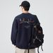 Spring And Autumn New Men's Sweatshirt Japanese Retro Round Neck Printed Pullover Versatile Loose Casual Couple Style_viptrois.com